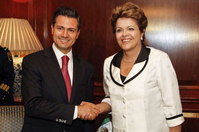 Peña Nieto y Rousseff plantean alianzas estratégicas entre Pemex y Petrobras