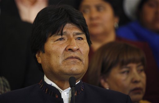 Tribunal avala candidatura de Evo Morales a un tercer mandato en 2014