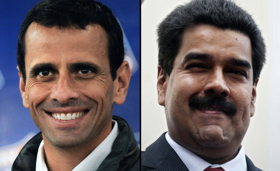 Capriles y Maduro cierran agria campaña para suceder a Chávez