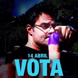 Luis Chataing te invita a votar el 14A (Foto)