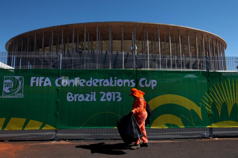 Fifa asegura que estadios de la Confederaciones están listos pese a las obras