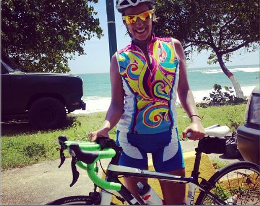 Lilian Tintori “bicicleteando” en La Guaira (Foto)