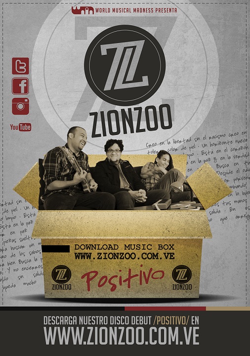 Zion Zoo inunda de reggae su álbum “Positivo”