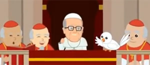 Un dibujo animado cuenta la vida del Papa Francisco