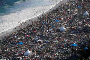 Las fotos más impactantes de Copacabana