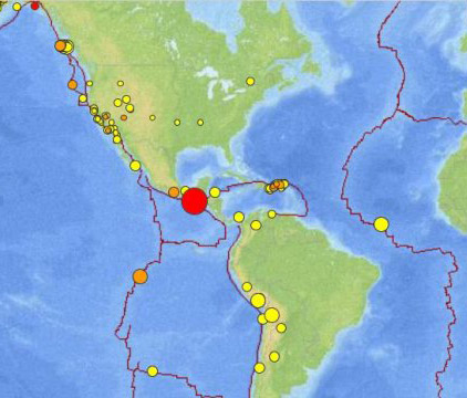 Sismo de magnitud 6,2 golpea la costa del Pacífico de México