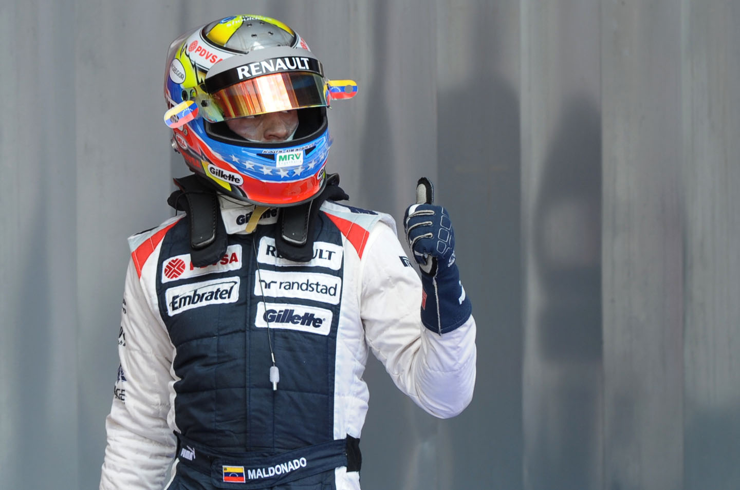 Maldonado sumó su primer punto terminando en el décimo lugar en el GP Hungría