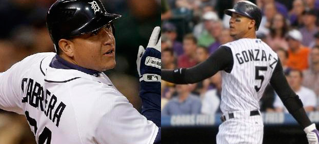 CarGo y Cabrera lideran la lista de latinoamericanos con tres jonrones en un juego