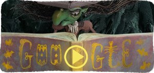 Una bruja prepara pócimas para Halloween en Google (Video)