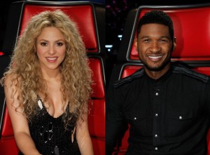 Shakira y Usher regresan a The Voice