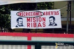 #SoloEnVenezuela Están abiertas las “inscricciones” a la Misión Rivas (Foto)
