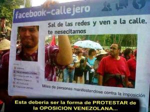 Esta sería la nueva forma de protestar en Venezuela (Foto)