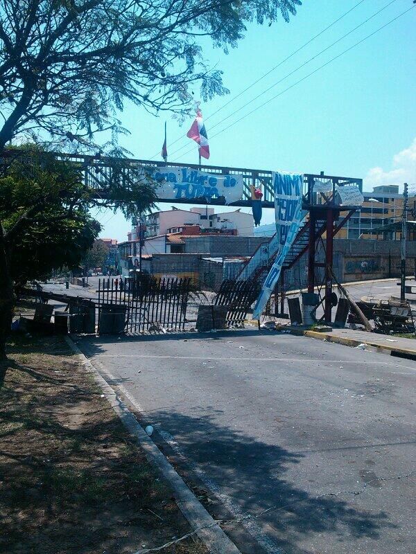 Mérida amanece con barricadas este 27M (Foto)