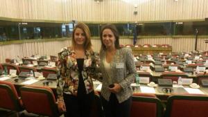 María Corina en el Parlamento Europeo con la Diputada italiana @RenataBueno23 (Fotos)