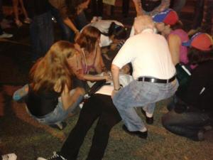 Manifestante fue atropellada en El Cafetal (Fotos + Tuits)