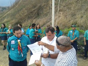 Concejales de Sucre y Scouts de Venezuela sembraron árboles en Semana de la Tierra