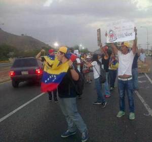 Doce jóvenes fueron detenidos en Guacara durante manifestación el #9A