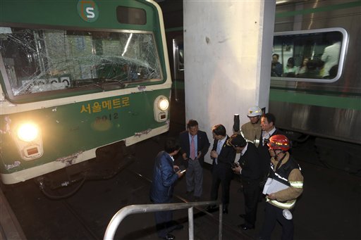 Un choque entre dos trenes en el metro de Seúl causa 172 heridos leves