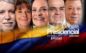 Candidatos presidenciales en Colombia debatirán hoy en Cable Noticias