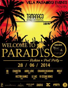 Pospuesto “Welcome To Paradiso” (Comunicado)