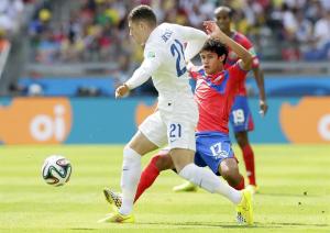 Costa Rica empata sin goles con Inglaterra y pasa a octavos