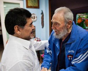 Fidel Castro le escribió a Maradona