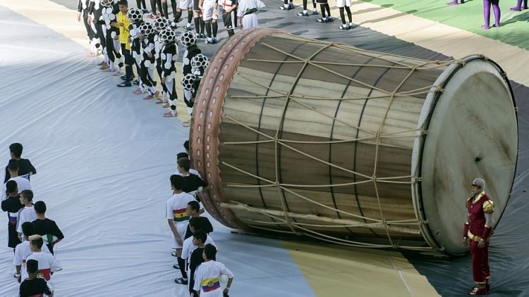 Se filtran imágenes del ensayo de la inauguración de Brasil 2014