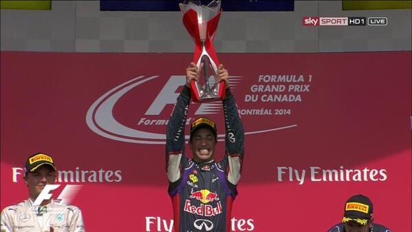 Daniel Ricciardo se alza con su primer triunfo en un entretenido Gran Premio de Canadá