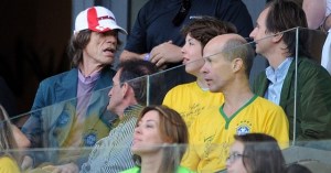 Mick Jagger presenció en el estadio Mineirão la histórica goleada