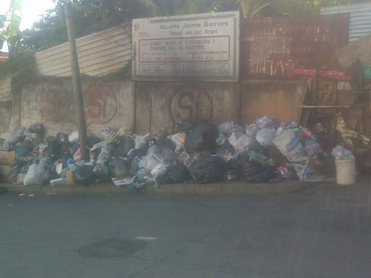 Vecinos de Caraballeda se ahogan bajo montañas de basura (Fotos)