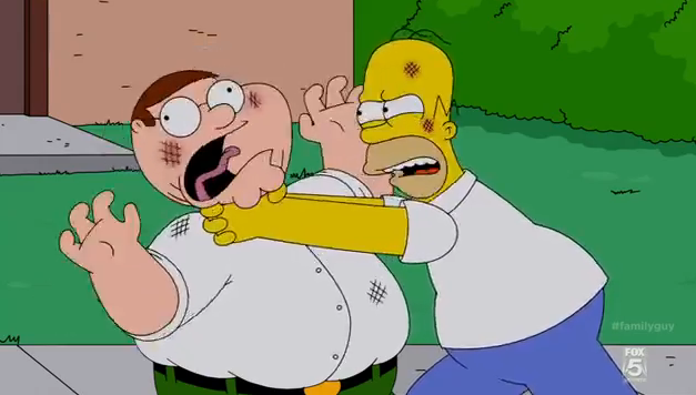 Los mejores momentos del “crossover” entre Los Simpsons y Padre de Familia