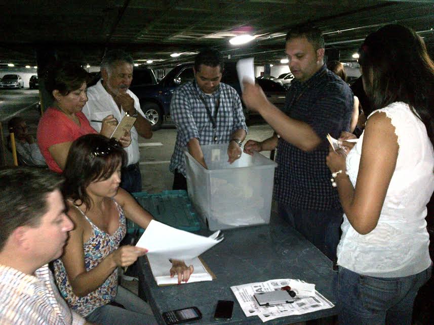 Chacao eligió al comité de usuarios del estacionamiento de la Plaza Francia