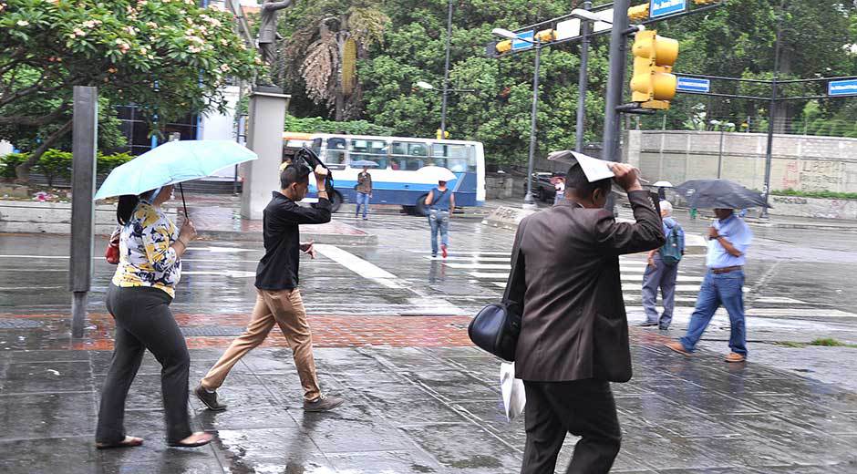 Inameh prevé inicio de semana con lluvias débiles y dispersas en gran parte del país