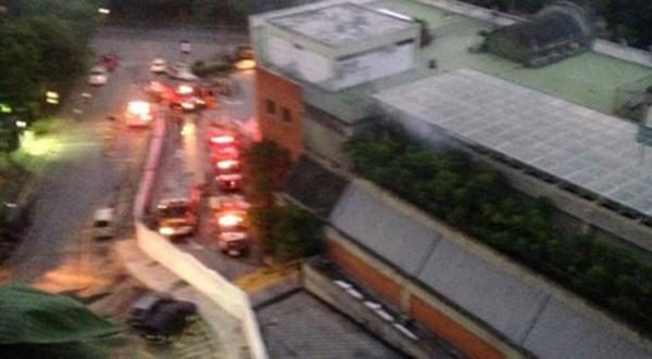 Incendio en el Centro Comercial Vizcaya (Fotos + video)