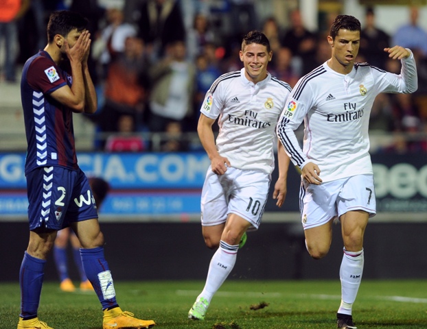 Real Madrid consolida su liderato con goleada sobre Eibar