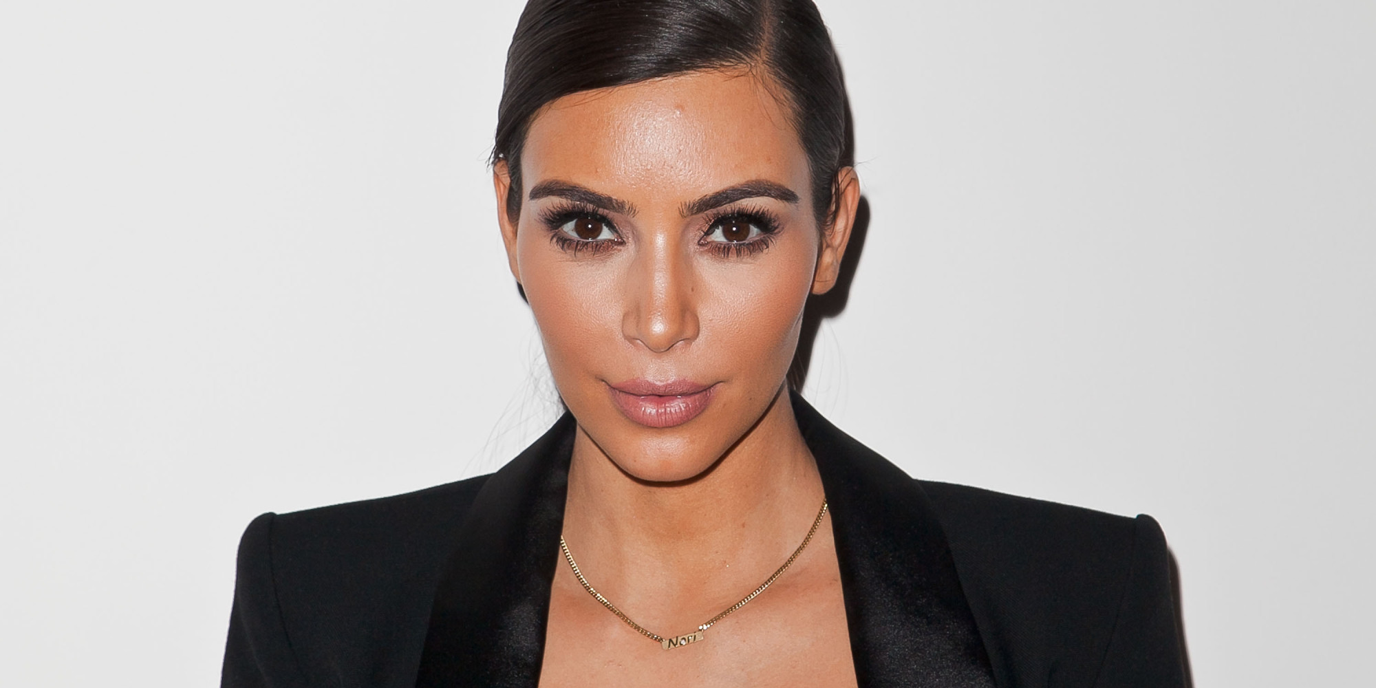 Kim Kardashian cuando no usa maquillaje (Foto)