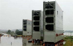 Así de gigantescas son las nuevas compuertas del Canal de Panamá (FOTOS)