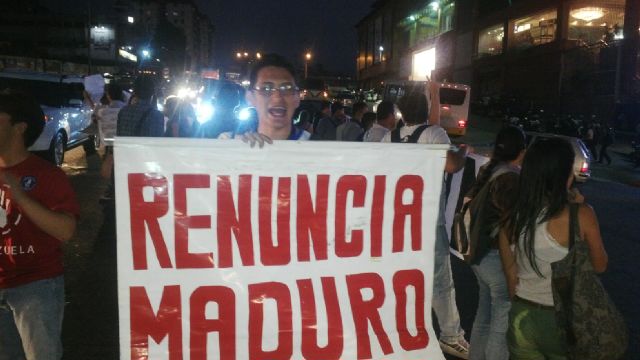 #MaduroRenuncia: La consigna de la protesta merideña de este miércoles (FOTOS)