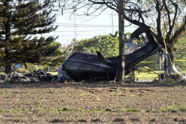 Cuatro muertos tras estrellarse avioneta en Miami con destino Venezuela