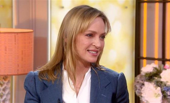 Era sólo maquillaje: Uma Thurman sigue siendo Uma Thurman (Video)