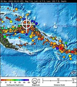 Terremoto de magnitud 7,7 en Papúa Nueva Guinea