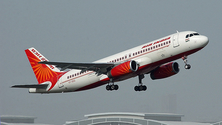 Un copiloto golpea al capitán de un avión de Air India