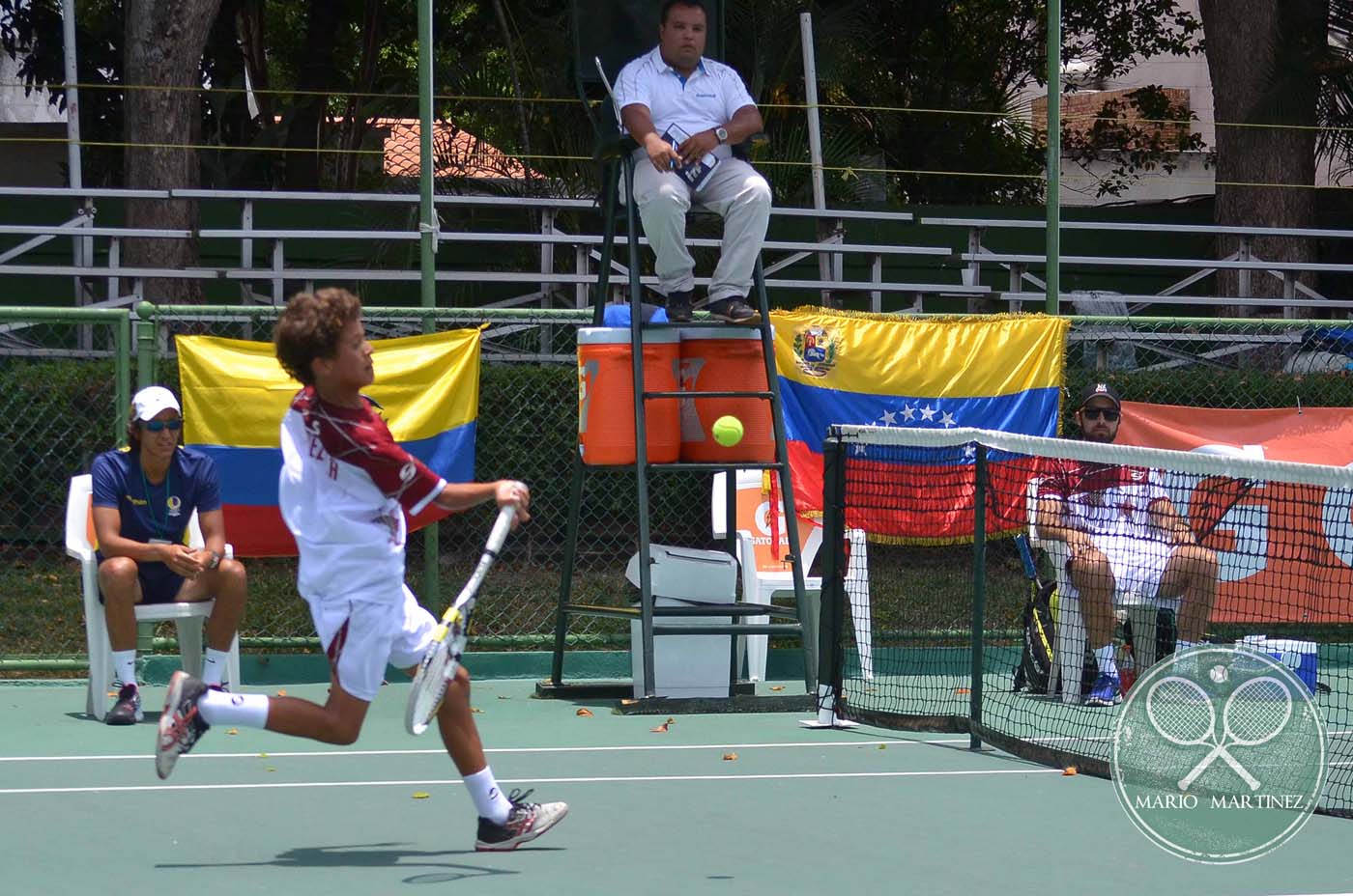 Venezuela hace su debut con doble triunfo en Sudamericano de Tenis (Fotos)