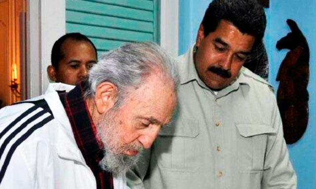 El día y medio que Maduro se agarró, lo pasó con Fidel en Cuba