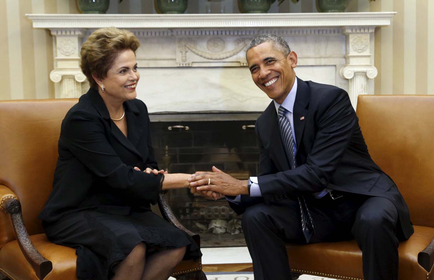 Obama recibe a Rousseff en la Casa Blanca (Fotos)