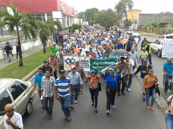 Agropecuarios protestaron en gran marcha por indolencia gubernamental hacia el sector (FOTOS)