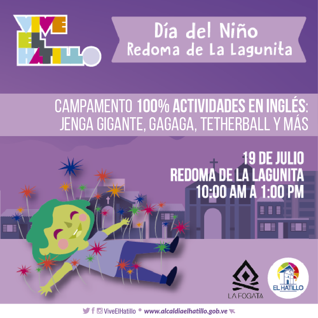 El Hatillo ofrece recreación a los más pequeños de la casa por el #DíadelNiño