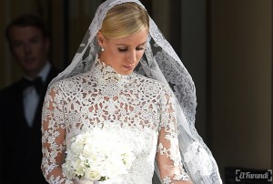Todas las fotos del vestido de novia de Bs 34.096.747,50 que usó Nicky Hilton en su boda