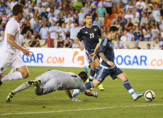 Argentina se divirtió al golear 7 por 0 a Bolivia en partido amistoso