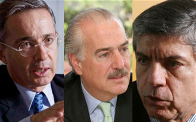 Gaviria, Pastrana y Uribe harían reunión en bloque contra Maduro